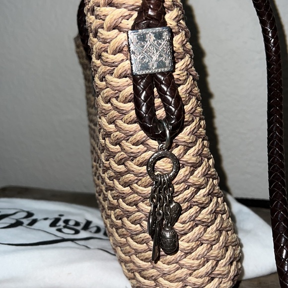 Brighton Basket Weave Handbag ECU - Picture 7 of 12